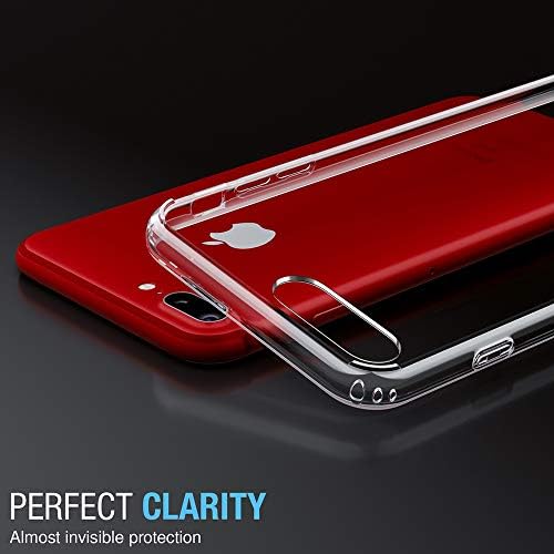FlexGear [מארז הגנה מלא לאייפון 7 פלוס/אייפון 8 פלוס ומגן מסך זכוכית - Crystal Clear